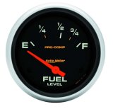 Autometer Pro-Comp 2-5/8in 73E/8-12 F Ford Short Sweep Electronic Fuel Level Gauge thumbnail 8
