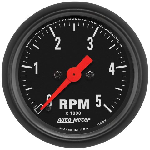 Autometer Z-Series 52mm 5000RPM In-Dash Tachometer thumbnail 1