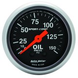 Autometer Sport Comp 52mm Mechanical 0-150 PSI Oil Pressure Gauge thumbnail 2