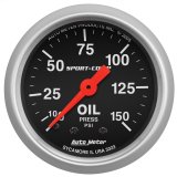 Autometer Sport Comp 52mm Mechanical 0-150 PSI Oil Pressure Gauge thumbnail 4