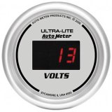 Autometer Ultra-Lite 2-1/16in 8-18 Volts Digital Voltmeter thumbnail 1