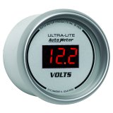 Autometer Ultra-Lite 2-1/16in 8-18 Volts Digital Voltmeter thumbnail 4