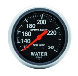 Autometer Sport-Comp 2-5/8in 120-240 F Mechanical Water Temp Gauge 12ft Tubing thumbnail 8