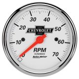 Autometer Arctic White GM 3-1/8in 7000RPM 4, 6, 8 Cyl Electrical Tachometer Gauge thumbnail 3