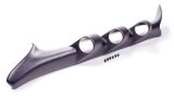 Autometer 97-01 Ford F-150 / 02-03 Harley-Davidson F150 Models 52mm Black Triple Pillar Pod thumbnail 8