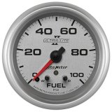 Autometer Ultra-Lite II 2 5/8in 0-100 PSI Full Sweep Electronic Fuel Pressure Gauge thumbnail 1