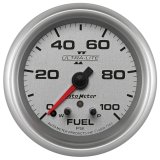 Autometer Ultra-Lite II 2 5/8in 0-100 PSI Full Sweep Electronic Fuel Pressure Gauge thumbnail 3