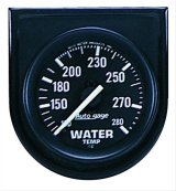 Autometer AutoGage 52.4mm Mechanical 100-280 Deg F Water Temp Gauge - Black thumbnail 1