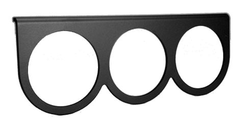 Autometer 2-5/8in 3-Hole Gauge Panel - Black Aluminum thumbnail 8