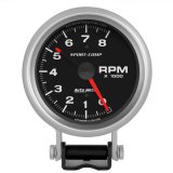 Autometer Standard 3-3/4in 8,000 RPM Pedestal Mount Tachometer thumbnail 1