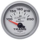 Autometer Ultra-Lite II 52mm 100-250 Deg F Short Sweep Electric Transmission Temperature Gauge thumbnail 3
