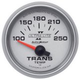 Autometer Ultra-Lite II 52mm 100-250 Deg F Short Sweep Electric Transmission Temperature Gauge thumbnail 4