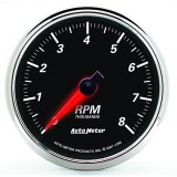 Autometer Designer Black II 3 3/8in 8000 RPM In-Dash Tachometer thumbnail 5