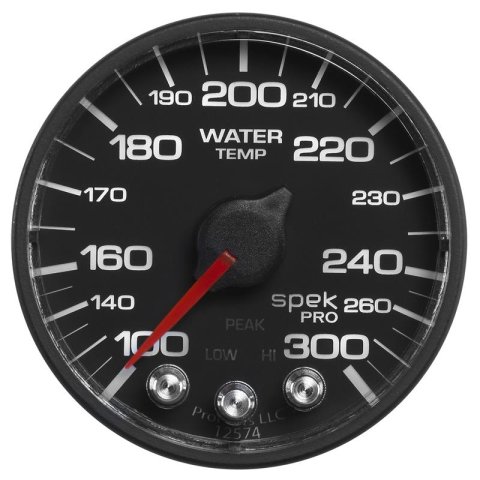 Autometer Spek-Pro 52.4mm 100-300 Deg F Digital Stepper Motor Water Temp Gauge thumbnail 6