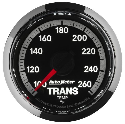 Autometer Factory Match Dodge 4th Gen 52.4mm 100-260 Deg F Trans Temp Gauge