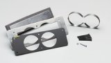 Autometer 87-93 Ford Mustang Black Dual Gauge Cage thumbnail 1