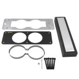 Autometer 87-93 Ford Mustang Black Dual Gauge Cage thumbnail 4