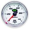 Autometer NV 52mm 0-100 PSI Oil Pressure Mechanical Gauge thumbnail 6