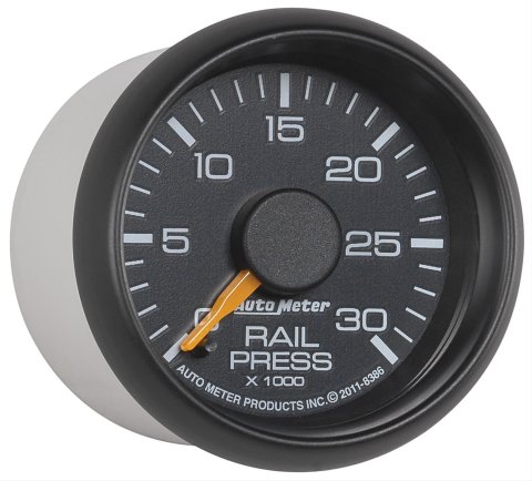 Autometer Factory Match 52.4mm Digital Stepper Motor 0-30,000 PSI Diesel Fuel Rail Pressure Gauge thumbnail 2