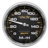 Autometer Carbon Fiber Series 5-inch 160 MPH Elec. Programmable Speedometer thumbnail 6
