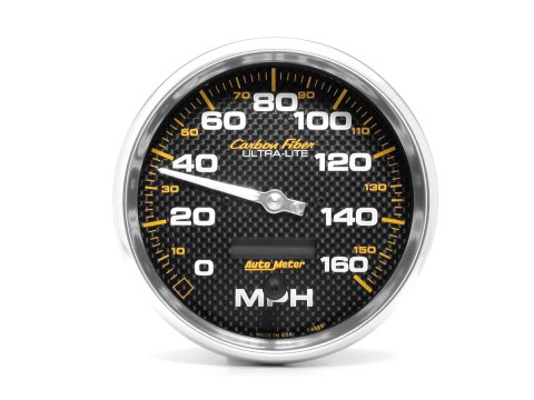 Autometer Carbon Fiber Series 5-inch 160 MPH Elec. Programmable Speedometer thumbnail 8