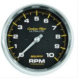Autometer Carbon Fiber Series 5-inch 10000 RPM Tachometer thumbnail 1