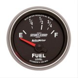 Autometer Sport-Comp II 52mm 73-10 ohms Short Sweep Electronic Fuel Level Gauge thumbnail 1