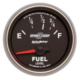 Autometer Sport-Comp II 52mm 73-10 ohms Short Sweep Electronic Fuel Level Gauge thumbnail 2