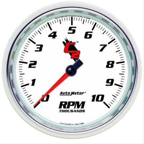 Autometer C2 5 inch 10000 RPM In-Dash Tachometer