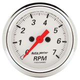 Autometer Arctic White 2-1/16in 7k RPM In-Dash Tachometer thumbnail 4