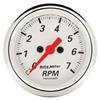 Autometer Arctic White 2-1/16in 7k RPM In-Dash Tachometer thumbnail 6