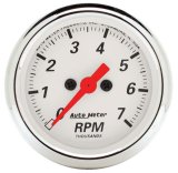 Autometer Arctic White 2-1/16in 7k RPM In-Dash Tachometer thumbnail 8
