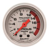 Autometer Ultra-Lite 52mm 2000 PSI Mechanical Nitrous Pressure Gauge thumbnail 2