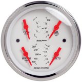 Autometer Arctic White 3-3/8 Quad Gauge and Tach/Speedo Combo thumbnail 2