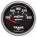 Autometer Sport-Comp II Short Sweep Electronic 100-250 Deg F Transmission Temp Gauge thumbnail 1
