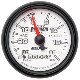 Autometer Phantom II 52.4mm Mechanical Vacuum / Boost Gauge 30 In. HG/20 PSI thumbnail 3
