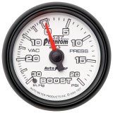 Autometer Phantom II 52.4mm Mechanical Vacuum / Boost Gauge 30 In. HG/20 PSI thumbnail 8
