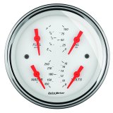 Autometer Arctic White 5in Quad GA, Fuel Level, 0-90 OHM thumbnail 3