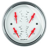 Autometer Arctic White 5in Quad GA, Fuel Level, 0-90 OHM thumbnail 4