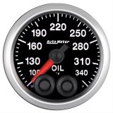 Autometer Elite 52mm 100-260 Deg F Oil Temp Peak & Warn w/ Electronic Control Gauge thumbnail 1