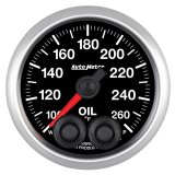 Autometer Elite 52mm 100-260 Deg F Oil Temp Peak & Warn w/ Electronic Control Gauge thumbnail 3