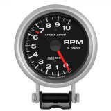 Autometer Standard 3-3/4in 10,000 RPM Pedestal Mount Tachometer Sport Comp thumbnail 1