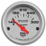 Autometer Ultra-Lite 52mm 140-300 Deg F Electronic Oil Temperature Gauge thumbnail 1