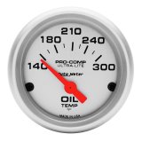 Autometer Ultra-Lite 52mm 140-300 Deg F Electronic Oil Temperature Gauge thumbnail 3