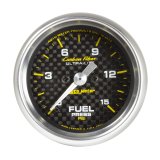 Autometer Carbon Fiber 52.4mm Full Sweep Electronic 0-15 PSI Fuel Pressure Gauge thumbnail 3