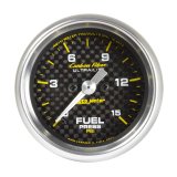 Autometer Carbon Fiber 52.4mm Full Sweep Electronic 0-15 PSI Fuel Pressure Gauge thumbnail 4