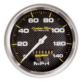 Autometer Ultra-Lite Carbon Fiber 5in 140 MPH In-Dash Full Sweep GPS Speedometer thumbnail 2