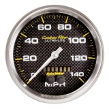 Autometer Ultra-Lite Carbon Fiber 5in 140 MPH In-Dash Full Sweep GPS Speedometer thumbnail 3