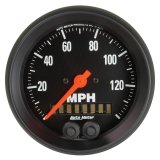 Autometer Z Series 3-3/8in 140 MPH In-Dash Full Sweep GPS Speedometer thumbnail 3