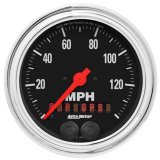 Autometer Traditional Chrome 3-3/8in 140 MPH In-Dash Full Sweep GPS Speedometer thumbnail 1